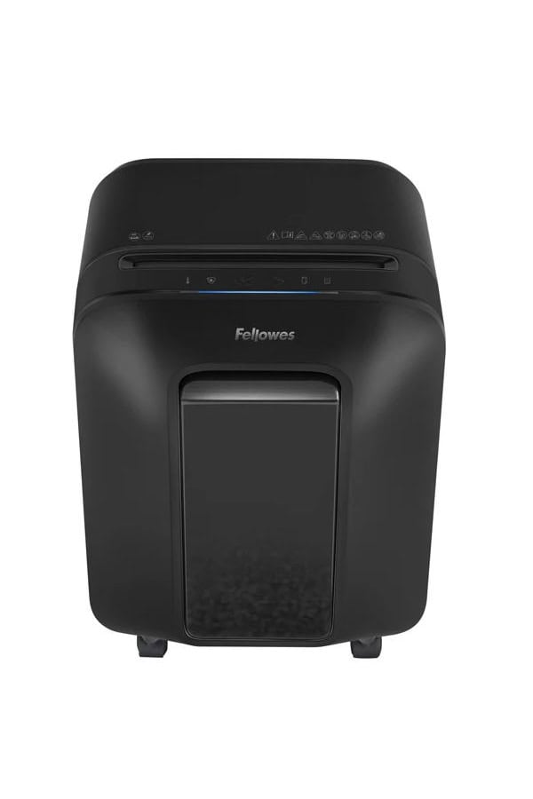 Black Fellowes shredder for secure document shredding in South Africa.