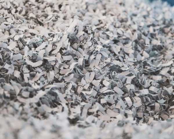 Shredded paper from Digishred, South Africa's top shredding service.