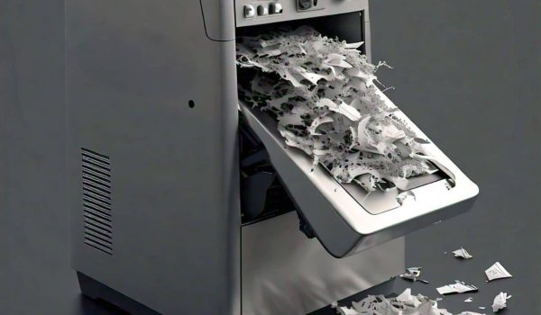 High-capacity paper shredder from Digishred in South Africa.